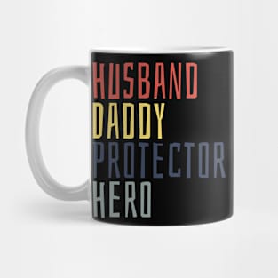 Husband Daddy Protector Hero Mug